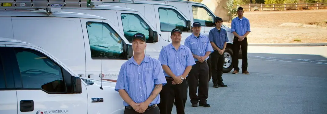 KIC Refrigeration crew ready for Mini Split Repair jobs across Suisun City